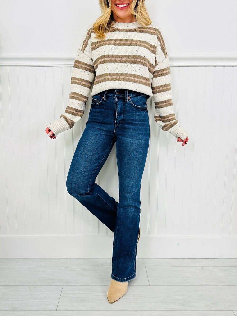Judy Blue Meant For You Multi Inseam Tummy Control Bootcut Jeans - 14